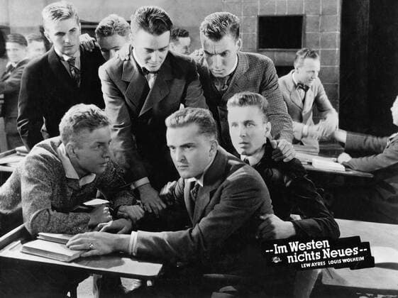 All Quiet on the Western Front, USA 1930, aka: Im Westen nichts Neues, Regie: Lewis Milestone, Darsteller: Lew Ayres, Louis Wolheim UnitedArchives00867140