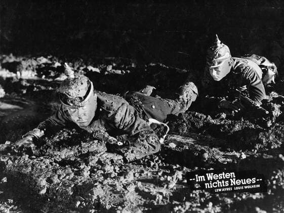 All Quiet on the Western Front, USA 1930, aka: Im Westen nichts Neues, Regie: Lewis Milestone, Darsteller: Lew Ayres, Louis Wolheim UnitedArchives00867141