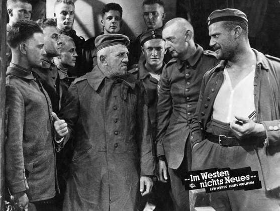 All Quiet on the Western Front, USA 1930, aka: Im Westen nichts Neues, Regie: Lewis Milestone, Darsteller: Lew Ayres, Louis Wolheim UnitedArchives00867142