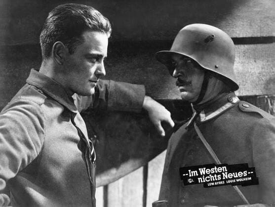 All Quiet on the Western Front, USA 1930, aka: Im Westen nichts Neues, Regie: Lewis Milestone, Darsteller: Lew Ayres, John Wray UnitedArchives00867143