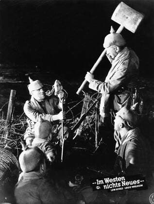 All Quiet on the Western Front, USA 1930, aka: Im Westen nichts Neues, Regie: Lewis Milestone, Darsteller: Lew Ayres, Louis Wolheim UnitedArchives00867148