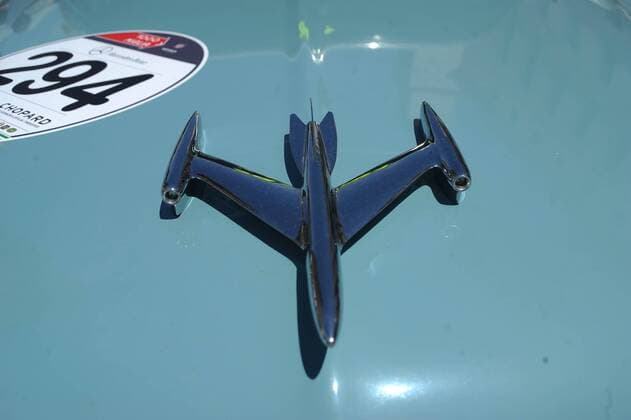 BRESCIA, ITALIEN - Oldtimer-Rallye - LA 1000 MIGLIA - OLDSMOBILE 88 5300cc HOLIDAY COUPE DEL 1954 -  0
