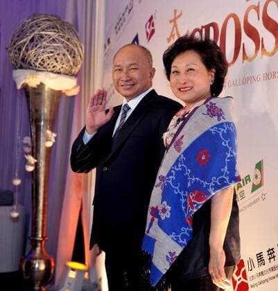 Director John Woo attends the promotion of his film The Crossing in Cannes, south France, May 17, 2014. (Xinhua Chen Xiaowei) (cy) FRANCE-CANNES-FILM THE CROSSING 