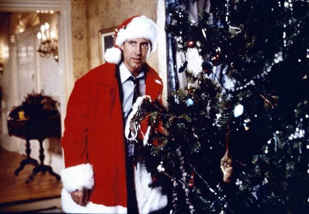 National Lampoon s Christmas Vacation, USA 1989, aka: Schöne Bescherung, aka: Hilfe, es weihnachtet sehr, Regie: Jeremiah S. Chechik, Darsteller: Chevy Chase UnitedArchives01531820