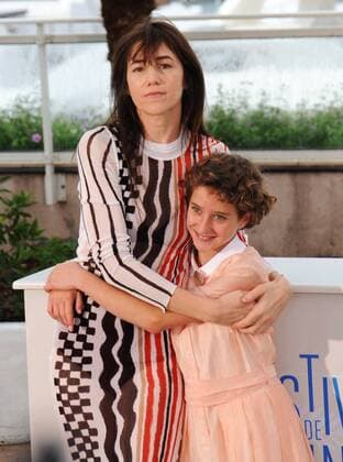 CANNES, FRANCE - MAY 22. Charlotte Gainsbourg and Giulia Salerno attends a photocall during the 67th Annual Cannes Film Festival on May 22, 2014