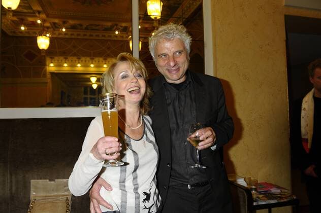 Gisela Schneeberger und Udo Wachtveitl Bayerischer Fernsehpreis 2014 Party After-Show-Party Prinzregenten Theater Verleihung, Preis, Auszeichnung München 23. Mai 2014