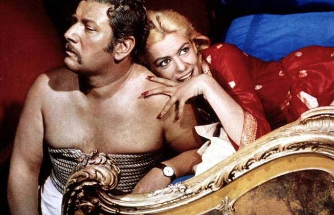 OSCARS. Bester Nebendarsteller. Preisträger 1961-1970 Arthur (Peter Ustinov), Elizabeth (Melina Mercouri) 1963 UnitedArchives01367619