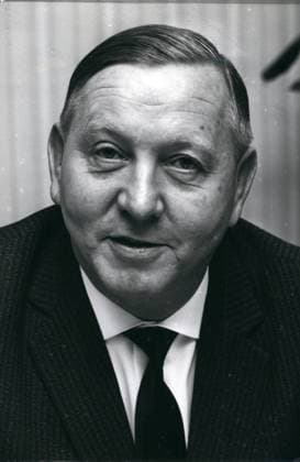 Dec. 12, 1962 - Adenauer has a new cabinet: After five weeks, the Federal Republic of Germany gets a new cabinet. From 20 ministers, the Cabinet has 7 new ministers On 14.12.1962 chancellor Dr. Konrad Adenauer (Konrad Adeanazuer) will presented the new cabinet the Federal Diet. Photo Shows The new minister of the Federal Diet Alois Niederalt (Alois Niederalt)  - ZUMAk09