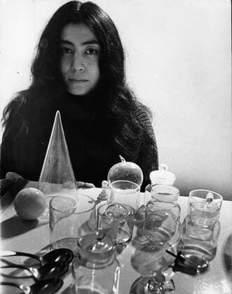 May 19, 1967 - London, England, U.K. - Artist YOKO ONO at her 1 2 Life Exhibition in London she is married to famous film director Tony Cox, her best known film is 365 naked bottoms . London United Kingdom  - ZUMAk09