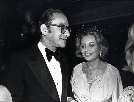 Feb. 9, 1972 - London, England, U.K. - BARBARA WALTERS, born September 25, 1929, is a broadcast journalist and author. She has hosted a variety of television shows, including the Today Show and The View. PICTURED: Barbara Walters at a party with Federal Reserve Chairman ALAN GREENSPAN. London UK  - ZUMAk09