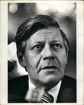 Oct. 10, 1975 - Helmut Schmidt, Chancellor of the Federal Republic of Germany, during a speech given to the U.S. Council of the International Chamber of Commerce Inc. New York U.S.  - ZUMAk09