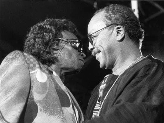 Jul 09, 1991; Montreux, Switzerland; Famous Jazz trumpeter, composer, and bandleader MILES DAVIS playing at the Jazz-festival in Switzerland with QUINCY JONES.. Montreux Switzerland  - ZUMAk09