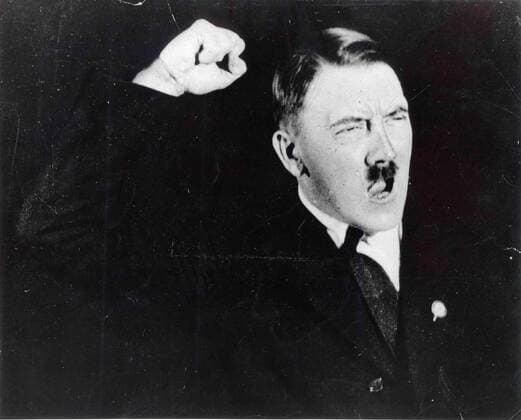 IMAGO History, Zweiter Weltkrieg: 1939 - 1945 Oct 24, 2005; Berlin, GERMANY; (File Photo: Date unknown.) ADOLF HITLER giving one of his powerful speeches. . Berlin GERMANY  - ZUMAk09
