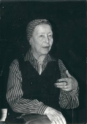 Jun. 12, 1978 - Simone de Beauvoir, noted French author  - ZUMAk09