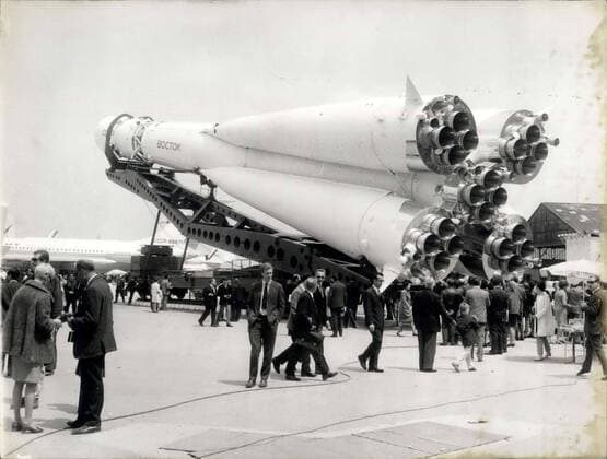 May 16, 1967 - Soviet Rocket Launcher Vostok At Paris Air Show.  - ZUMAk09