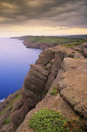 Cape Spear, Dawn. Avalon Peninsula, NewFoundLand and Labrador, Canada.  acp06118 RonxWatts