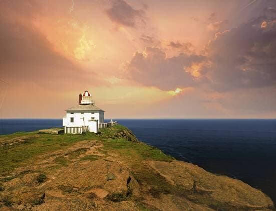 Lighthouse, Cape Spear National HIstoric Site, Newfoundland, Canada  acp73435 Photography