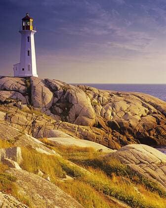 Peggys Point Lighhouse, Peggys Cove, Halifax Regional Municipality, Nova Scotia, Canada  acp46260