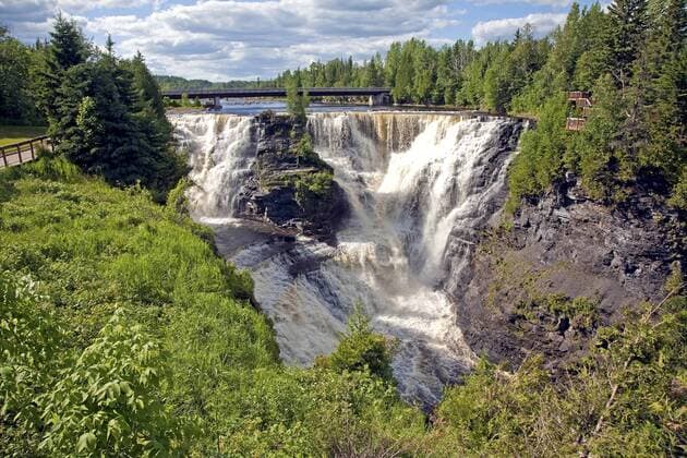 Kakabeka Falls near Thunder Bay in Northern Ontario, Canada, Ontario, North America  acp49428