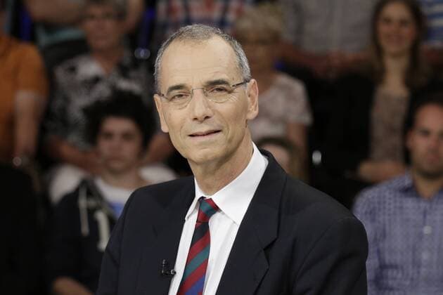 Berlin, ZDF, Polit-Talk Maybrit Illner Thema:Deutsche Waffen gegen Gotteskrieger.Mutig, feige oder falsch? Foto: Michael Wolffsohn, Historiker und emeritierter Professor an der Bundeswehruniversität München