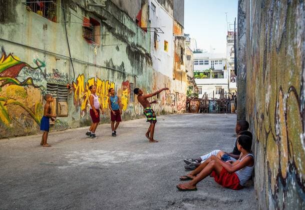 Children playing in the street. Havana. GeorgiyxRozov 