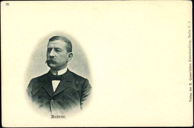Polarforscher und Ingenieur Salomon August Andree !AUFNAHMEDATUM GESCHÄTZT!
