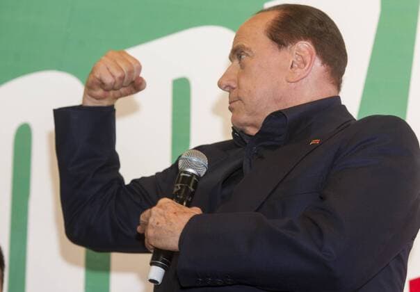 Sirminione del Garda (Bs) 21 9 2014 Veranstaltung der Partei Forza Italia: Silvio Berlusconi.  0