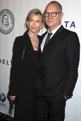 Trudie Styler und Sting bei der Friars Foundation Gala zu Ehren von RobertDeNiro und CarlosSlim im Hotel Waldorf Astoria. New York, 07.10.2014 xD.xVanxTinex xFuturexImage