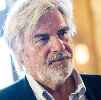 14.10.2014, Burgtheater, Wien, AUT, Praesentation der neuen Burgtheater Derektion, im Bild Schauspieler Peter Simonischek Austrian Actor Peter Simonischek during presentation of the new Burgtheater-administration at Burgtheater in Vienna, Austria on 2014 10 14,  EP_gru E 
