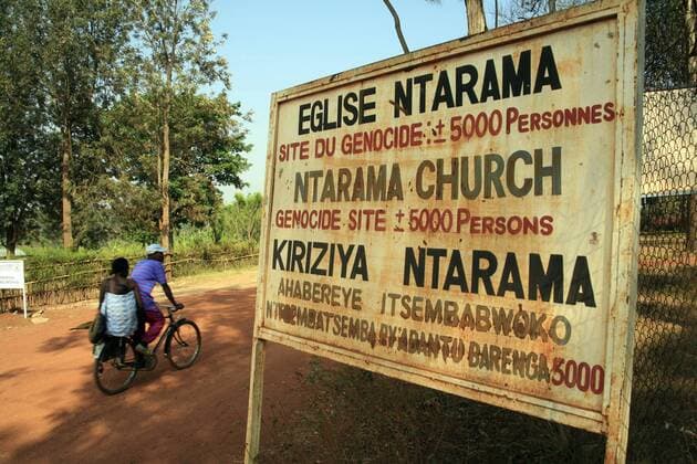 Ntarama Church where 5000 people were killed during the genocide in Rwanda in 1994 where almost one million Rwandans were murdered, Rwanda. 08-31-2008 925_02_MW020992