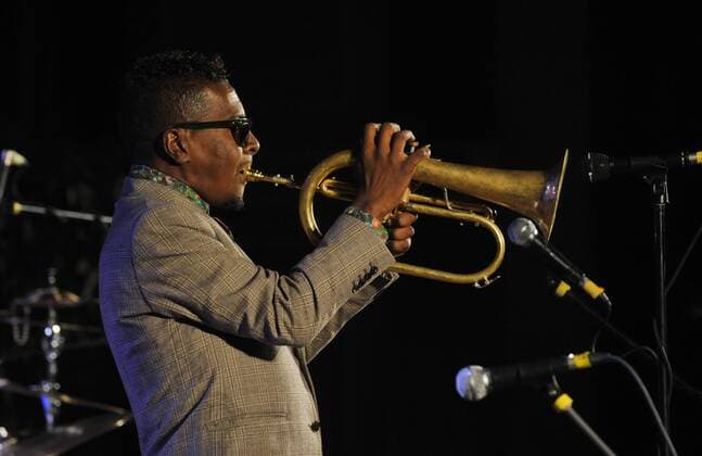 Trumpeter Roy Hargrove plays with his quintent at Czechoslovak Jazz Festival in Prerov, Czech Republic, October 18, 2014. (CTKxPhoto LudekxPerina) CTKPhotoOF201410200759201  LPE 024