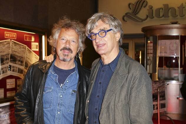 Wolfgang Niedecken und Wim Wenders bei der Premiere des Kinofilms Das Salz der Erde in der Lichtburg. Essen, 21.10.2014 Foto:xgbrcix xFuturexImage