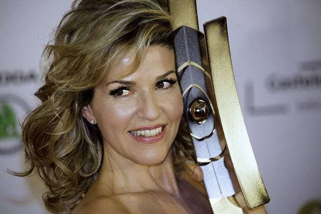 Preisträgerin und Geigerin Anne-Sophie MUTTER. Kultur, Verleihung, Deutscher Musikpreis Klassik 2014, ECHO, am 26.10.2014 in München G A S T E I G Deutschland.