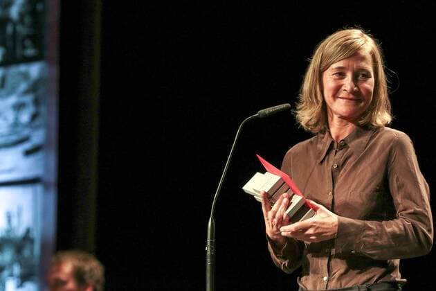 Der Günter Rohrbach Filmpreis wird am Freitag 07.11.2014 zum vierten Mal in der neuen Gebläsehalle in Völklingen verliehen. Im Bild: Kamerafrau Judith Kaufmann.