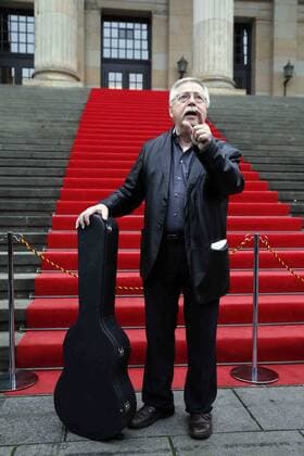Wolf Biermann - Gedenkveranstaltung 25 Jahre Mauerfall am Sonntag (09.11.2014) in Berlin mit einem Konzert im Konzerthaus am Gendarmenmarkt .