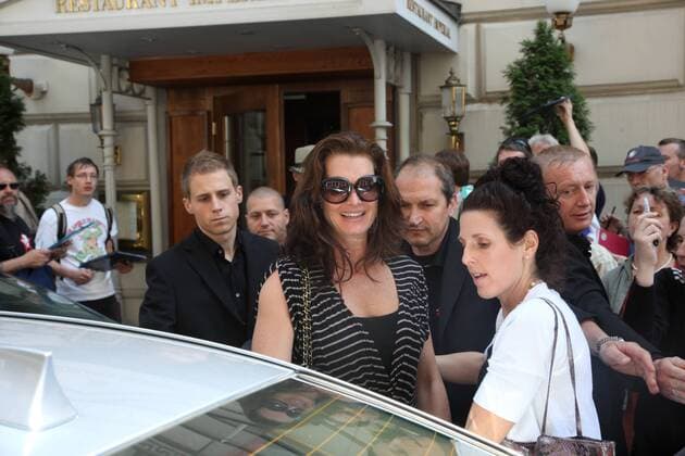 Brooke SHIELDS out of the Hotel Wien, Hotel Imperial, 21. 05. 2011 Brooke SHIELDS