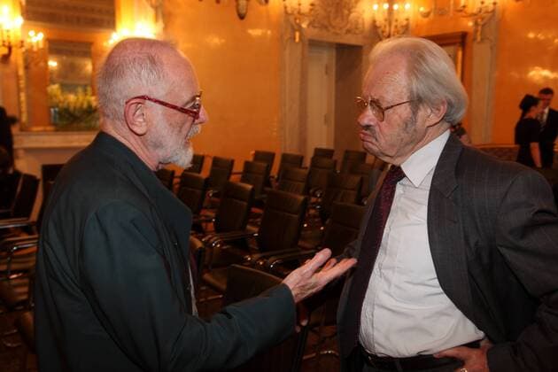 Ehrenzeichen Verleihung Wien, 19. 05. 2009 Kurt SCHWERTSIK, Friedrich CERHA