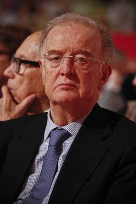 National Congress of the Portuguese Socialist Party Lisbon, 30 11 2014 - Former Portuguese President Jorge Sampaio during the XX. Socialist Party Congress in Lisbon. 
