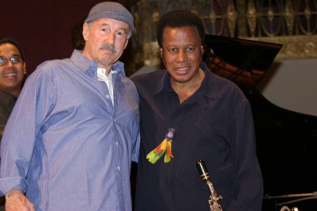 Wien 20 03 2005 - Der US Jazz Star Wayne SHORTER bei seinen umjubelten Auftritt im Konzerthaus - wurde von Joe ZAWINUL angesagt
