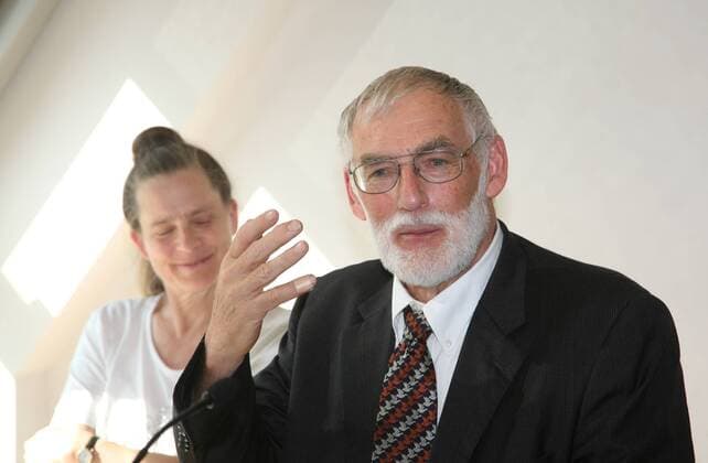 Klimaexpertin Helga Kromp Kolb, Dennis Meadows Wien, 08. 07. 2008 Helga KROMP KOLB, Dennis MEADOWS