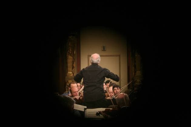 1. Probe zum Neujahrskonzert Wien, Musikverein, 28.12.2008 Daniel BARENBOIM