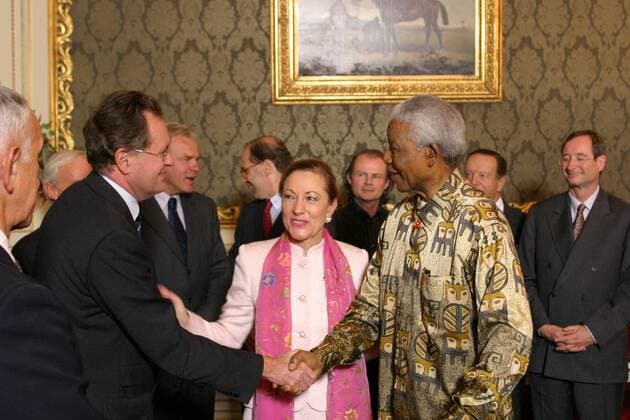 IMAGO History, Ende der Apartheid in Südafrika: 1990-1994 Wien 22 10 2003 - Nelson MANDELA in Vienna to collect money for the Children s fund