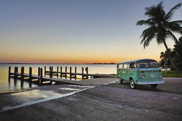 USA, Florida, Cape Coral, sunset above the ocean  SHK000024