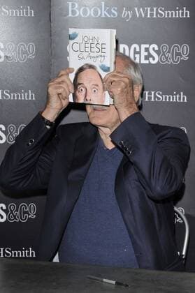 John Cleese - book signing London, UK. John Cleese signs copies of his new memoir, So, Anyway..., at Selfridges, Oxford St. in London, on Thursday December 11, 2014 Awards, Earls Court, London on December 11th 2014. LMK315-50273-121214 