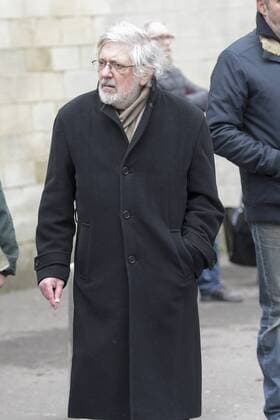 Jacques Tardi NEWS : Funeral of Georges Wolinski - Paris - 15 01 2015 JBAutissier Panoramic 