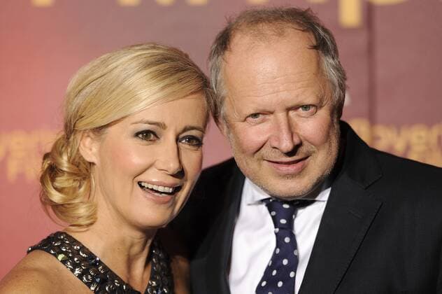 Axel MILBERG (Schauspieler) mit Ehefrau Judith, 36. Bayerischer Filmpreis 2015-Red Carpet,Roter Teppich,am 16.01.2015 im Prinzregententheater in Muenchen.