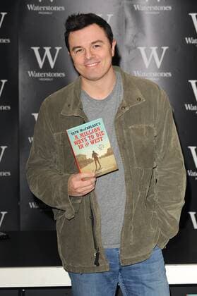 Seth MacFarlane signs copies of his new book A Million Ways To Die In The West at Waterstone s Piccadilly in London. 27TH MAY 2014  PTYx142507