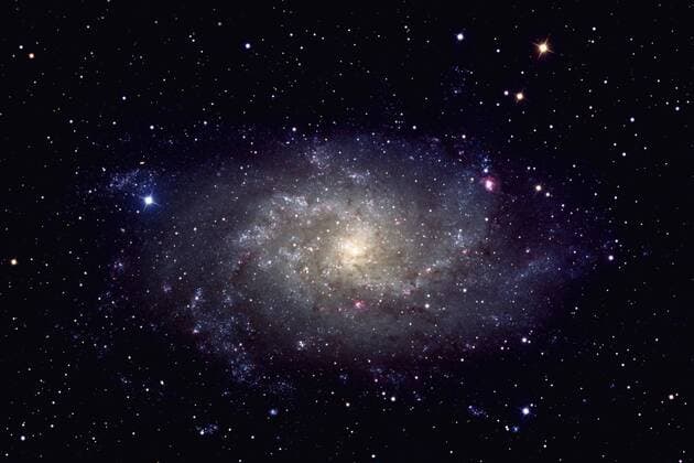 Triangulum-Galaxie im Sternbild Dreieck Triangulum Galaxy, Messier 33 (M33), the great galaxy in the constellation of Triangulum BLWS365771