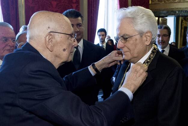Sergio Mattarella , Giorgio Napolitano - Foto di PaoloxGiandotti - Ufficio per la Stampa e la Comunicazione della Presidenza della Repubblica Insidefoto staccioxzucchi