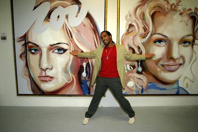 VERNISSAGE GZSZ 3000 in Berlin Patrick Dewayne bei der VERNISSAGE GZSZ 3000 (Gute Zeiten, Schlechte Zeiten) anlaesslich des 3000. Jubilaeums der RTL-Serie. Individuelle Kunstwerke werden von verschiedenen Kuenstlern in der Axel-Springer Passage am 21.06.2004 in Berlin gezeigt.